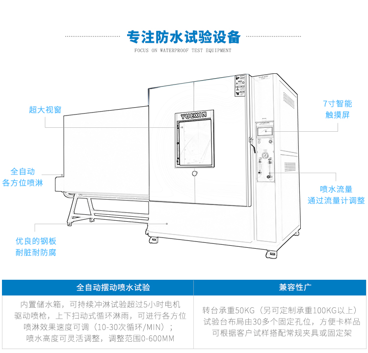 戶外電機(jī)防水測(cè)試設(shè)備（IP65等級(jí)）